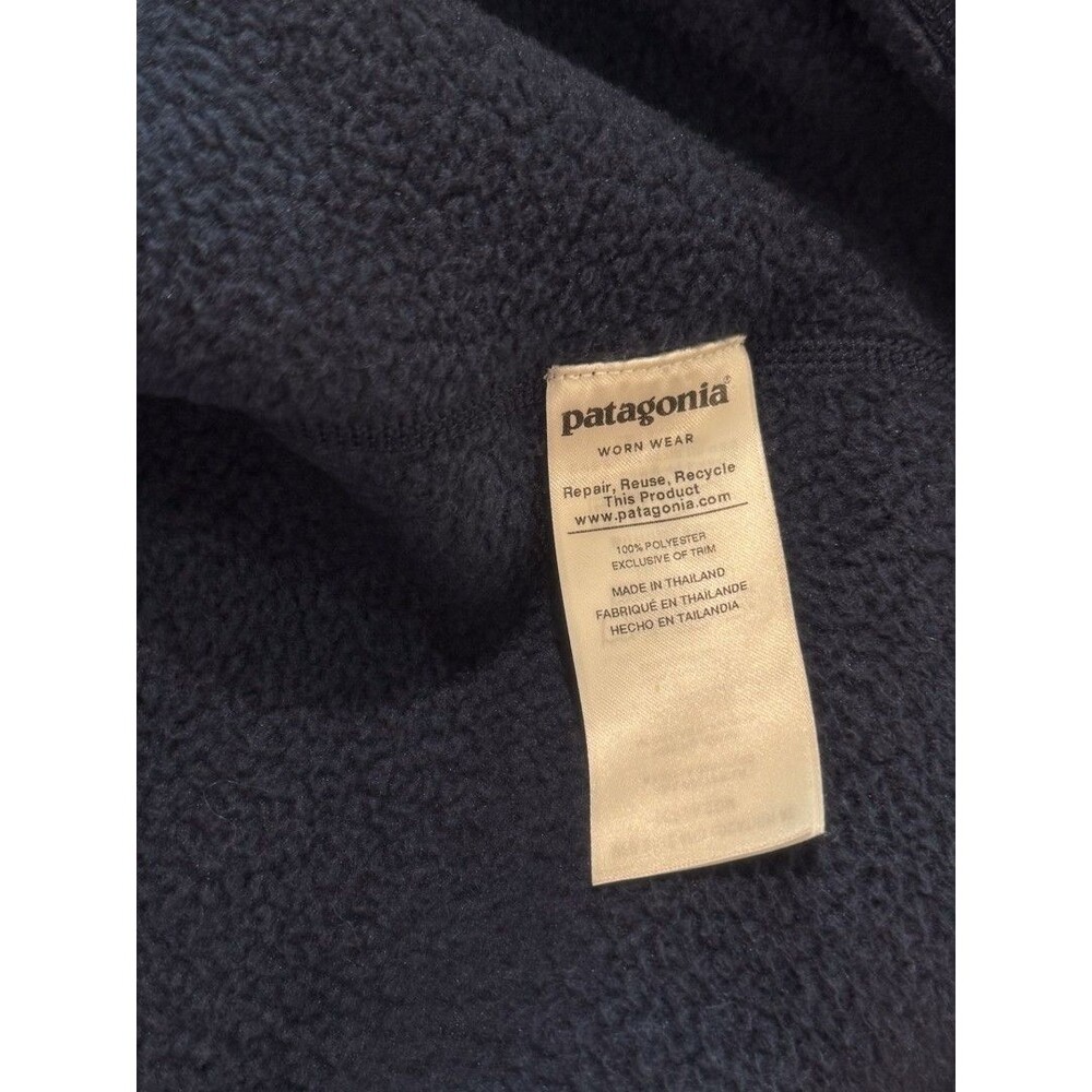 Patagonia Men Better Sweater Blue 1/4 Zip Fleece Pullover Jacket Outdoor 2XL XXL - Picture 10 of 11